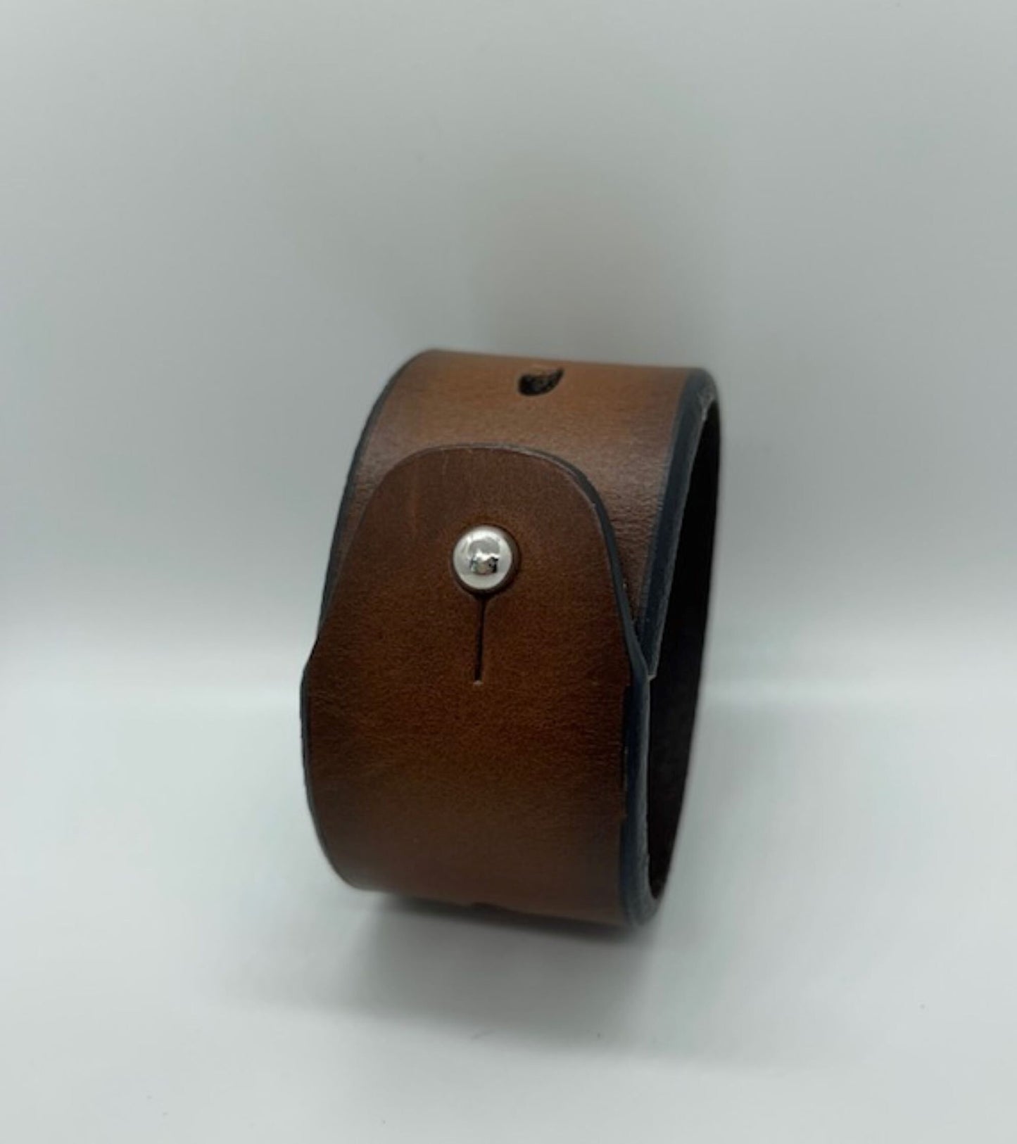 Brown Leather Bracelet with cutouts, Handmade Leather Bracelet, Leather Bracelets for Women, Leather Cuff, Leather Cuff Bracelet